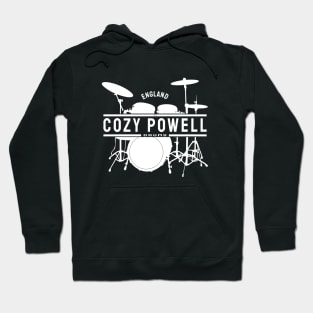 Cozy Powell England Drums D22 Hoodie